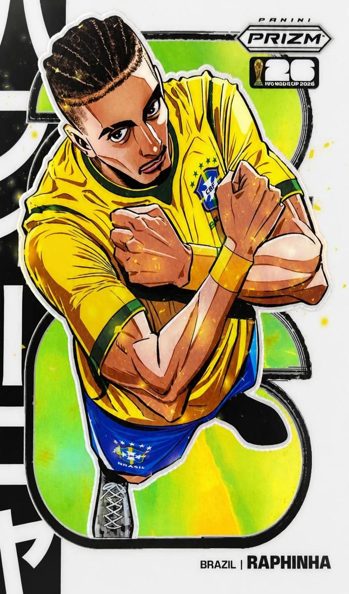 2026 Panini Prizm FIFA World Cup Raphinha #8 card