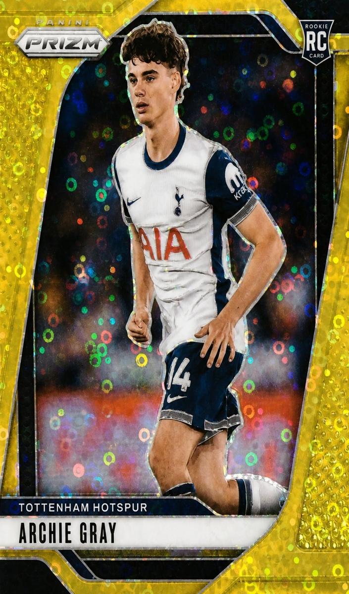 2024 Panini Prizm Premier League Archie Gray [Gold Breakaway] #76 card