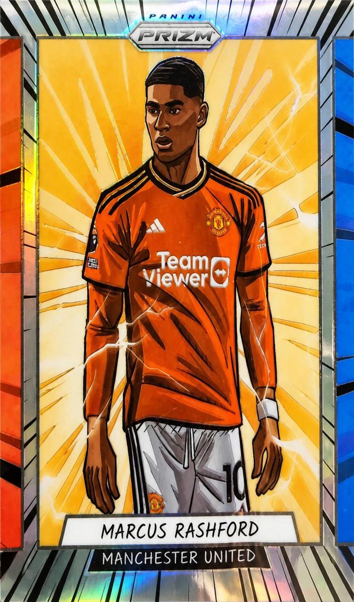 2023 Panini Prizm Premier League Marcus Rashford #10 card