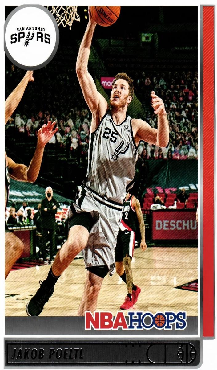 2021 Panini Hoops Jakob Poeltl #44 card