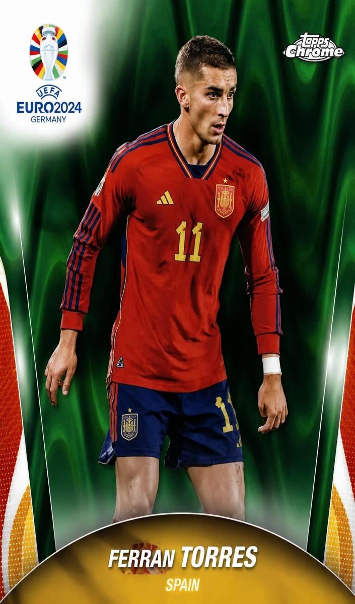 2024 Ferran Torres [Green RayWave Refractor] #136