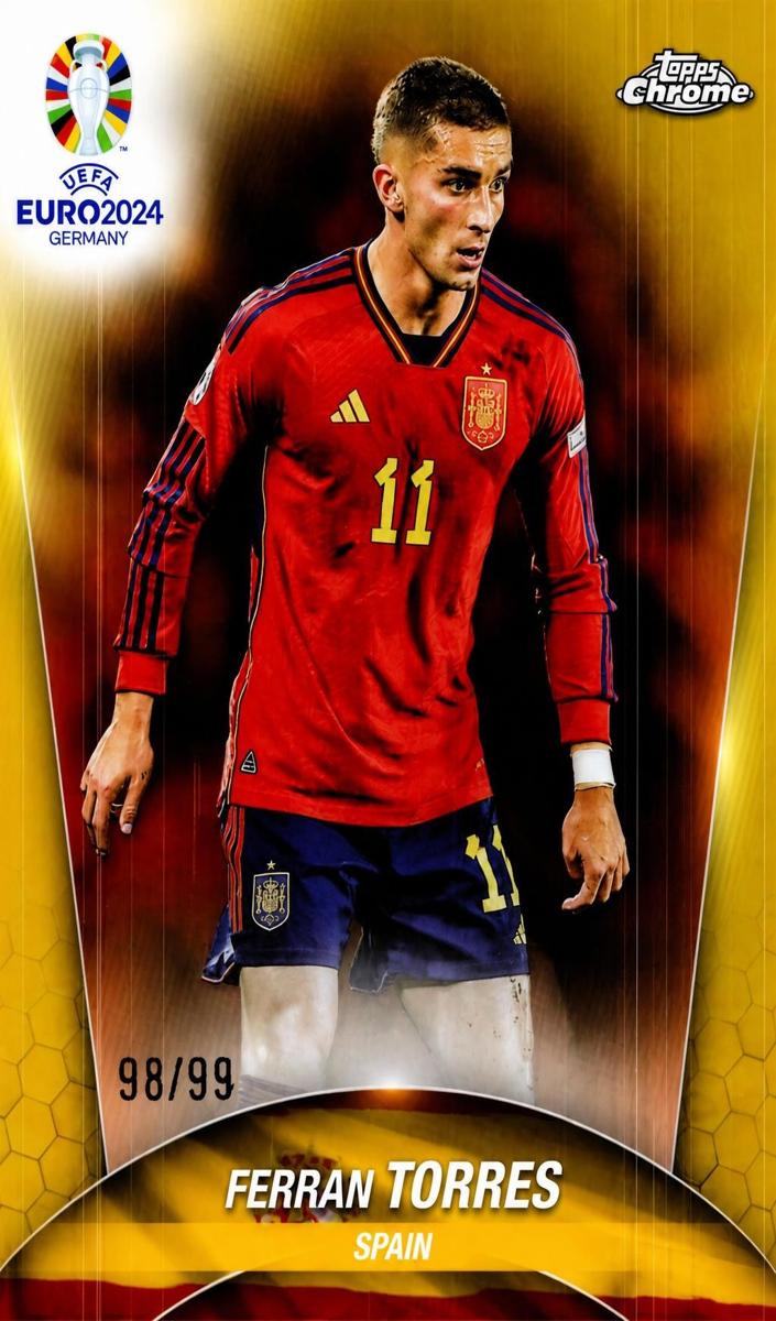 2024 Ferran Torres [Gold Refractor] #136
