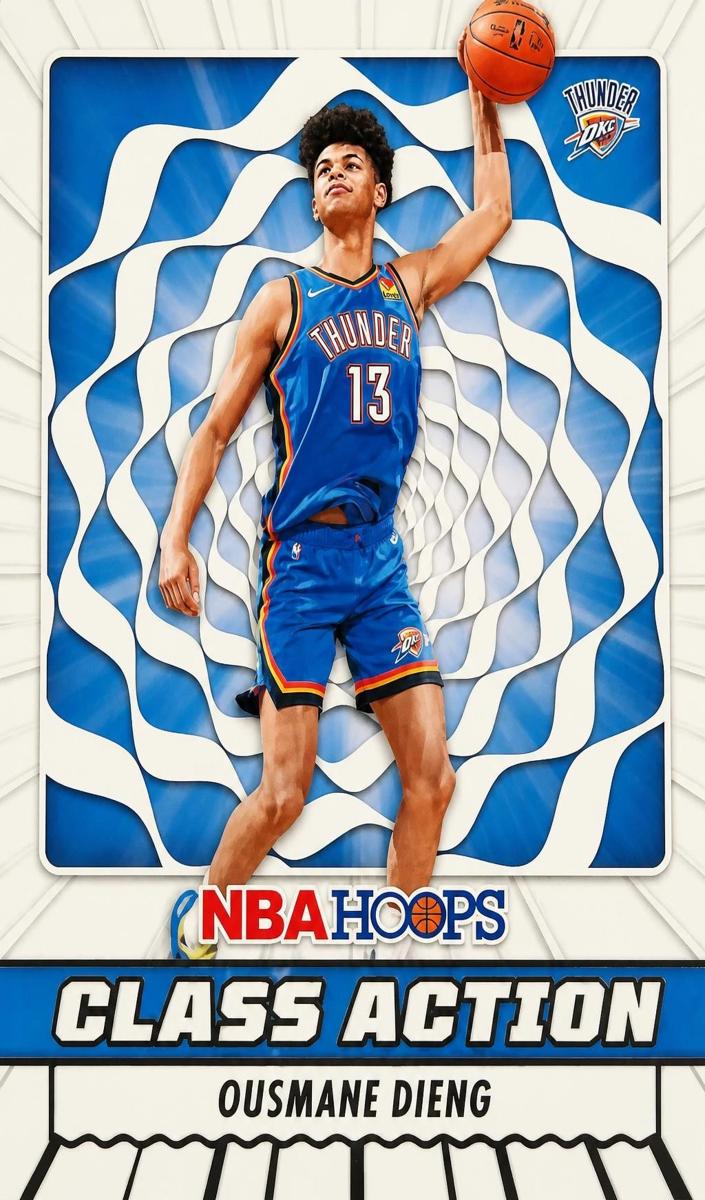 2022 Panini Hoops Ousmane Dieng #11 card