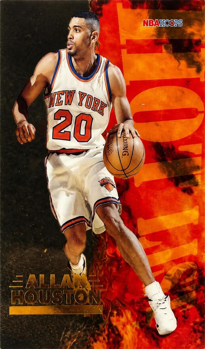 1996 Hoops Allan Houston #7 card