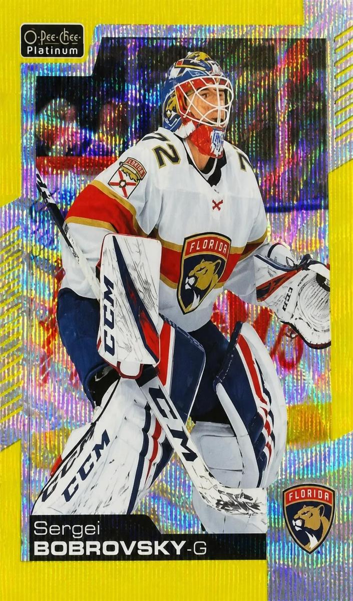 2020 O-Pee-Chee Platinum Sergei Bobrovsky #59 card