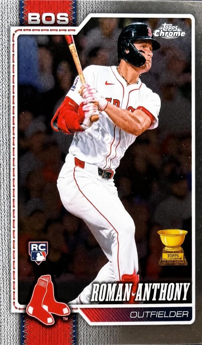 Roman Anthony 2026 Topps Chrome Baseball card