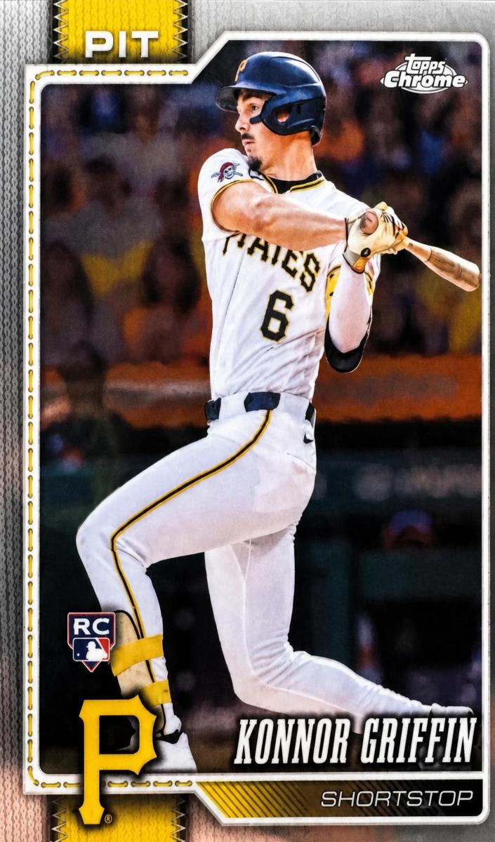 Konnor Griffin 2026 Topps Chrome Baseball card