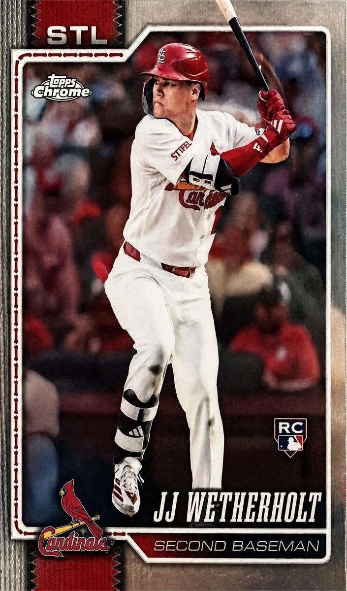 JJ Wetherholt 2026 Topps Chrome Baseball card