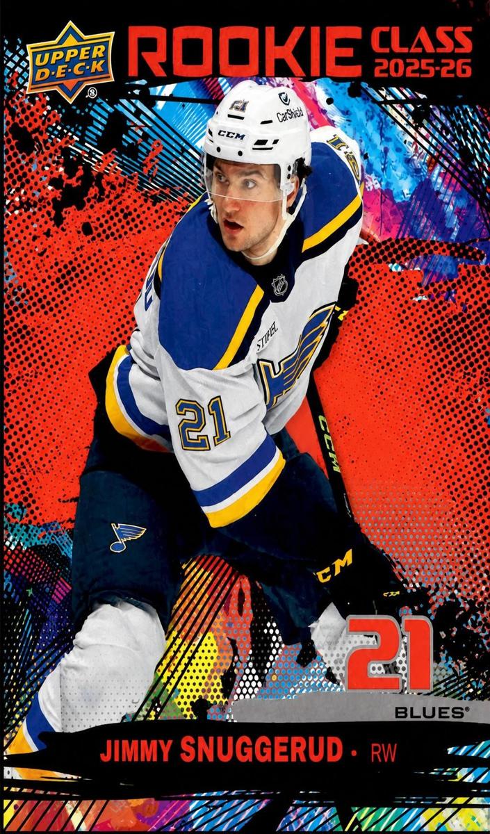 2025 Upper Deck Jimmy Snuggerud [Red] #RC-9 card