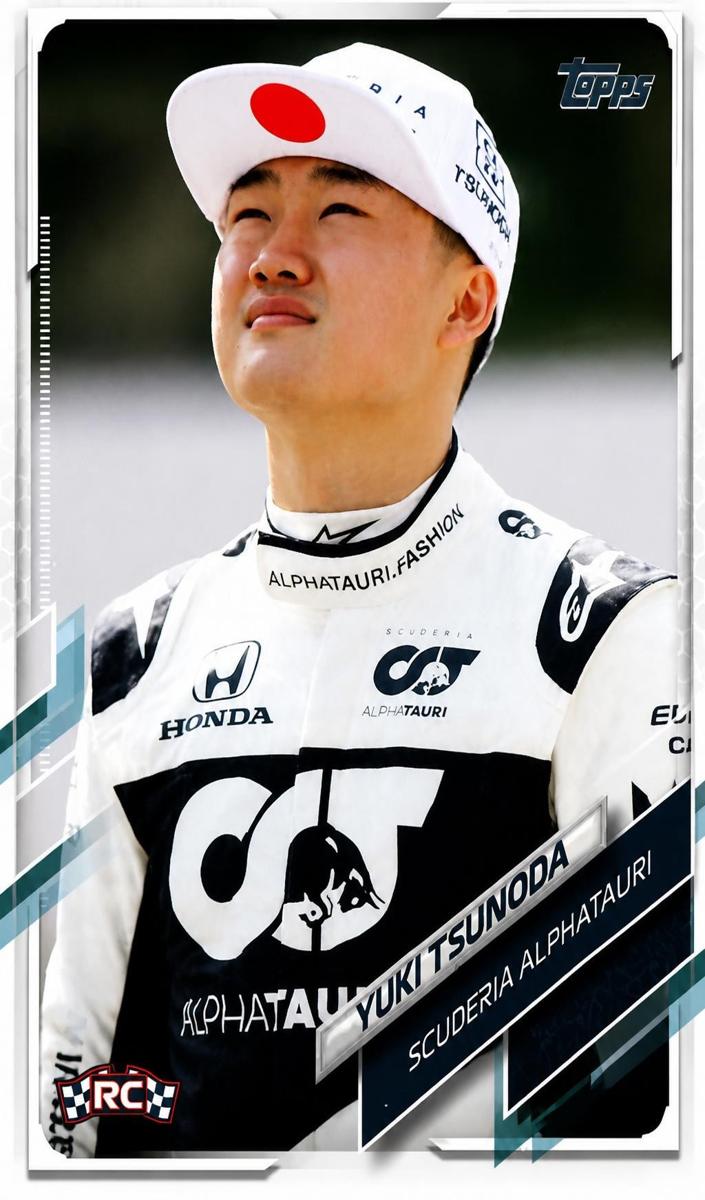 2021 Yuki Tsunoda [Checker Flag] #49