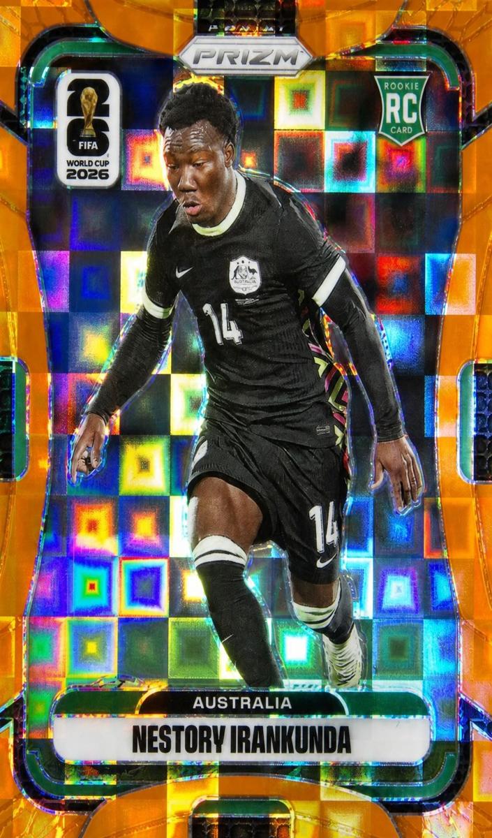 2026 Panini Prizm FIFA World Cup Nestory Irankunda [Orange Pandora] #137 card