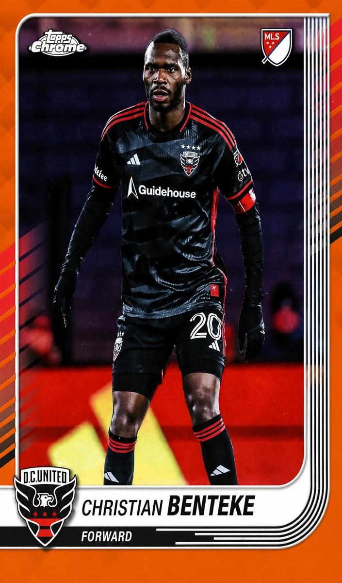 2025 Christian Benteke [Orange Refractor] #43