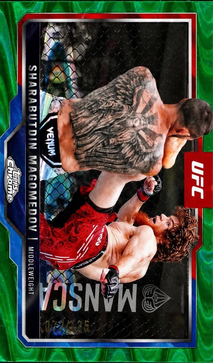 2025 Sharabutdin Magomedov [Green Refractor] #12