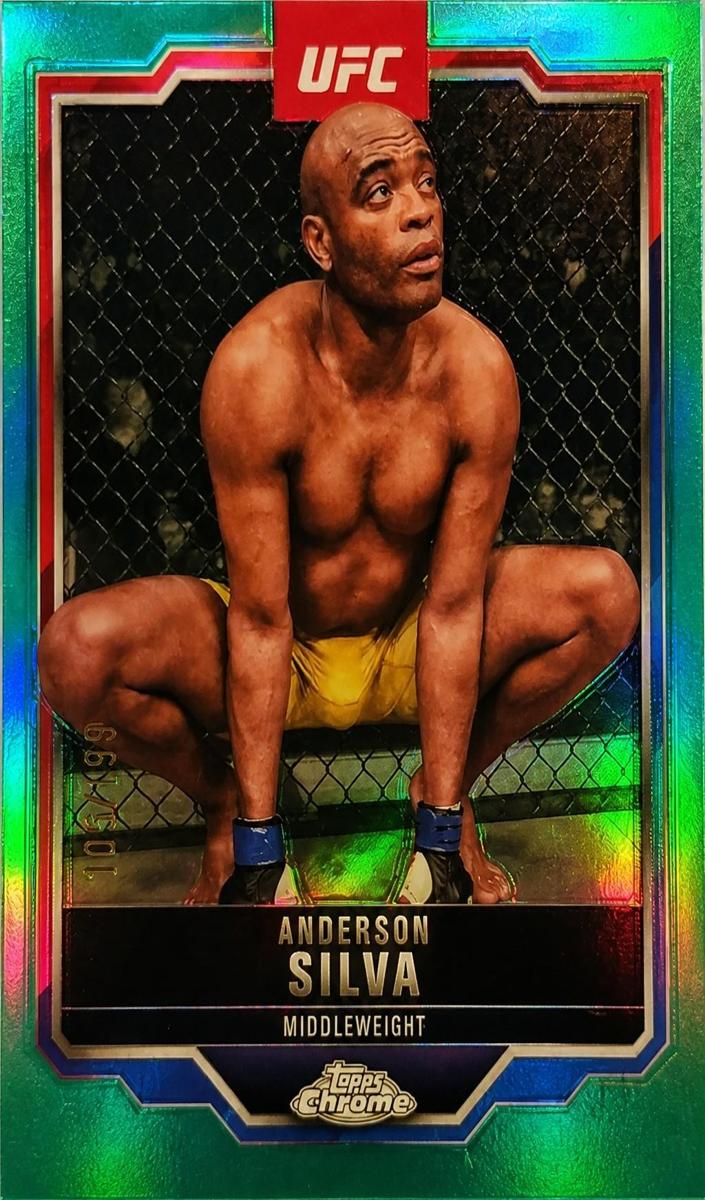 2025 Anderson Silva [Aqua Refractor] #44