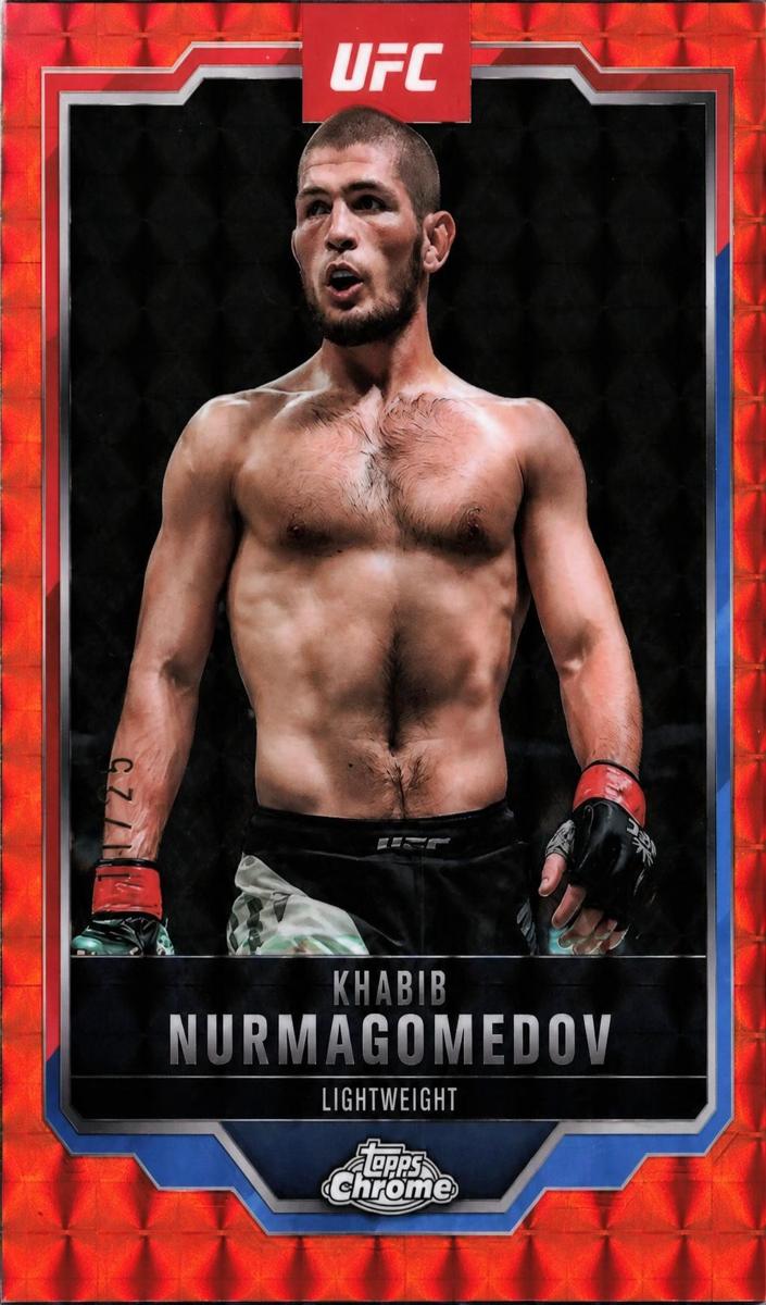 2025 Khabib Nurmagomedov [Orange Geometric Refractor] #36