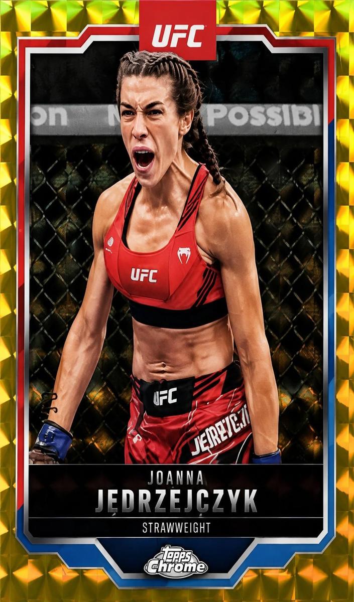 2025 Joanna Jedrzejczyk [Gold Geometric Refractor] #34