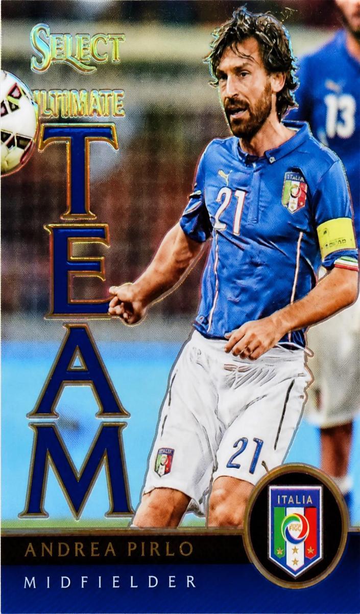 2015 Panini Select Andrea Pirlo [Purple] #9 card