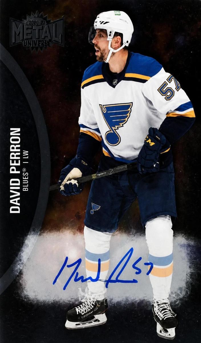 2021 Skybox Metal Universe David Perron #96 card