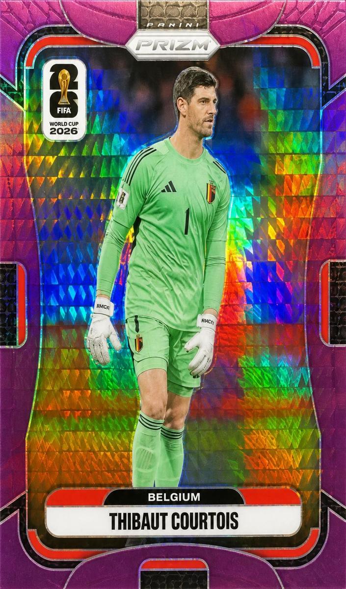 2026 Panini Prizm FIFA World Cup Thibaut Courtois #161 card