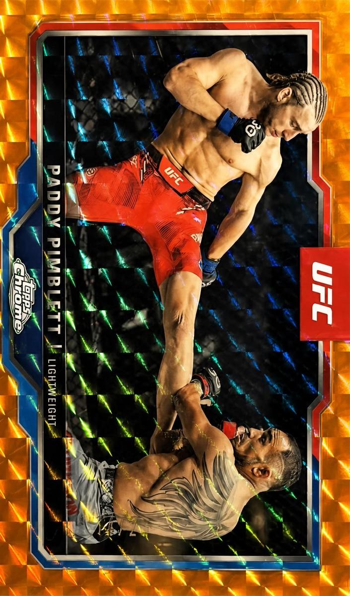 2025 Paddy Pimblett [Orange Geometric Refractor] #177