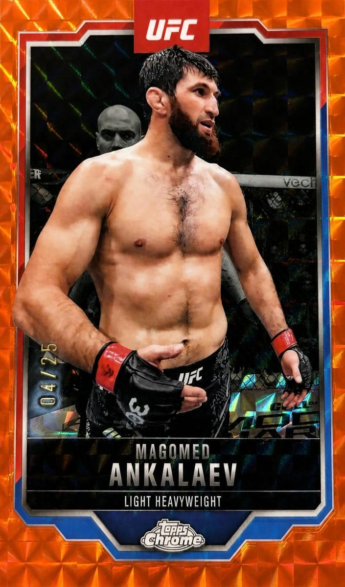 2025 Magomed Ankalaev [Orange Geometric Refractor] #21