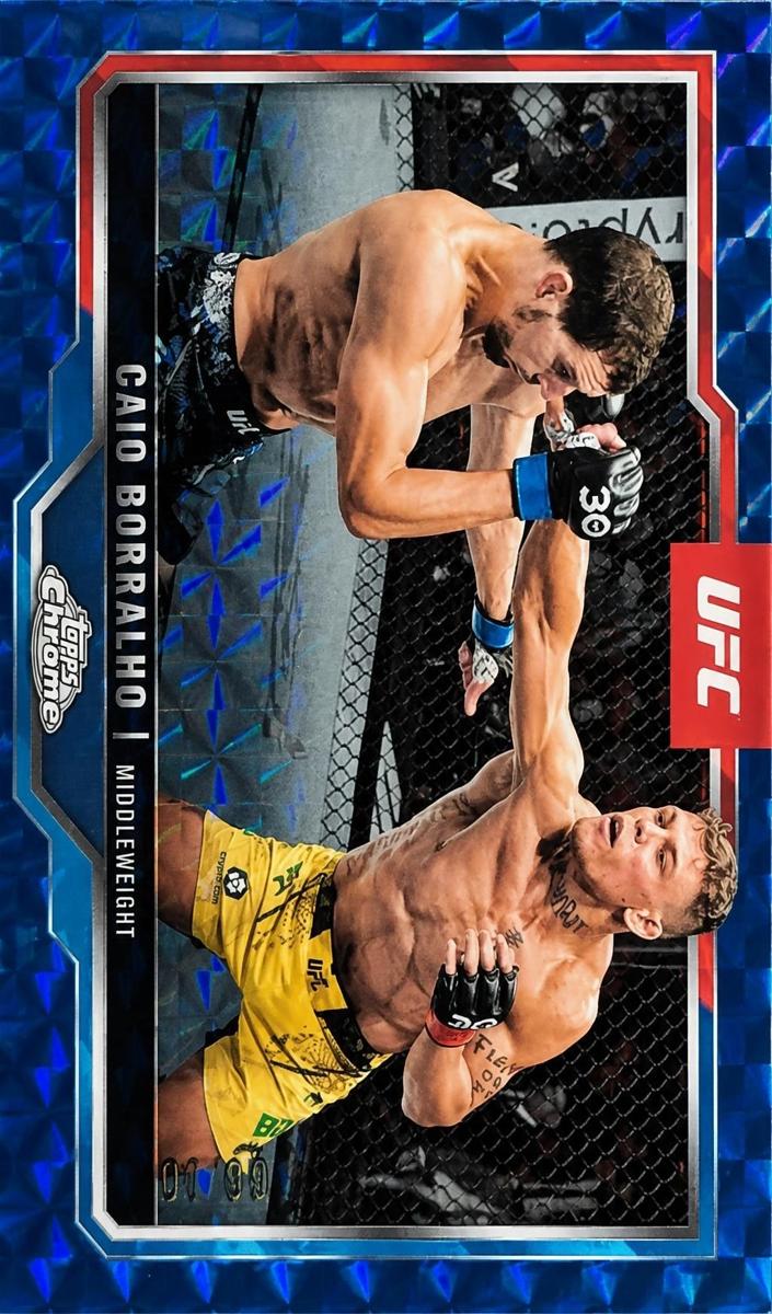 2025 Caio Borralho [Blue Geometric Refractor] #49