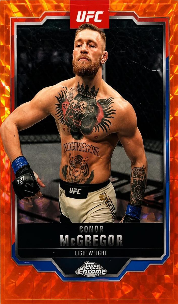 2025 Conor McGregor [Orange Geometric Refractor] #101