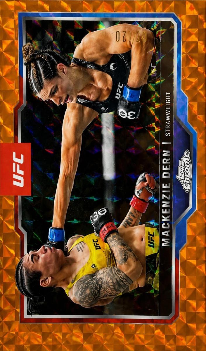 2025 Mackenzie Dern [Orange Geometric Refractor] #183