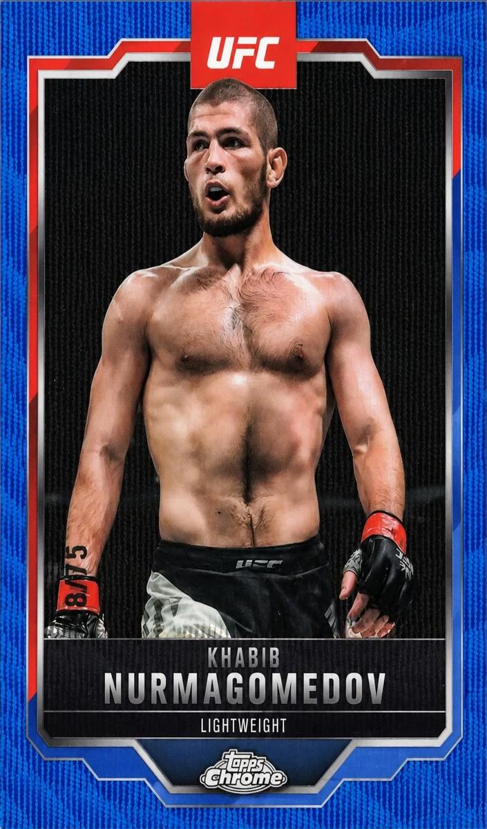 2025 Khabib Nurmagomedov [Blue Wave Refractor] #36
