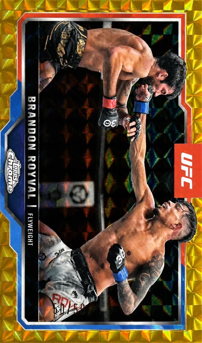 2025 Brandon Royval [Gold Geometric Refractor] #152