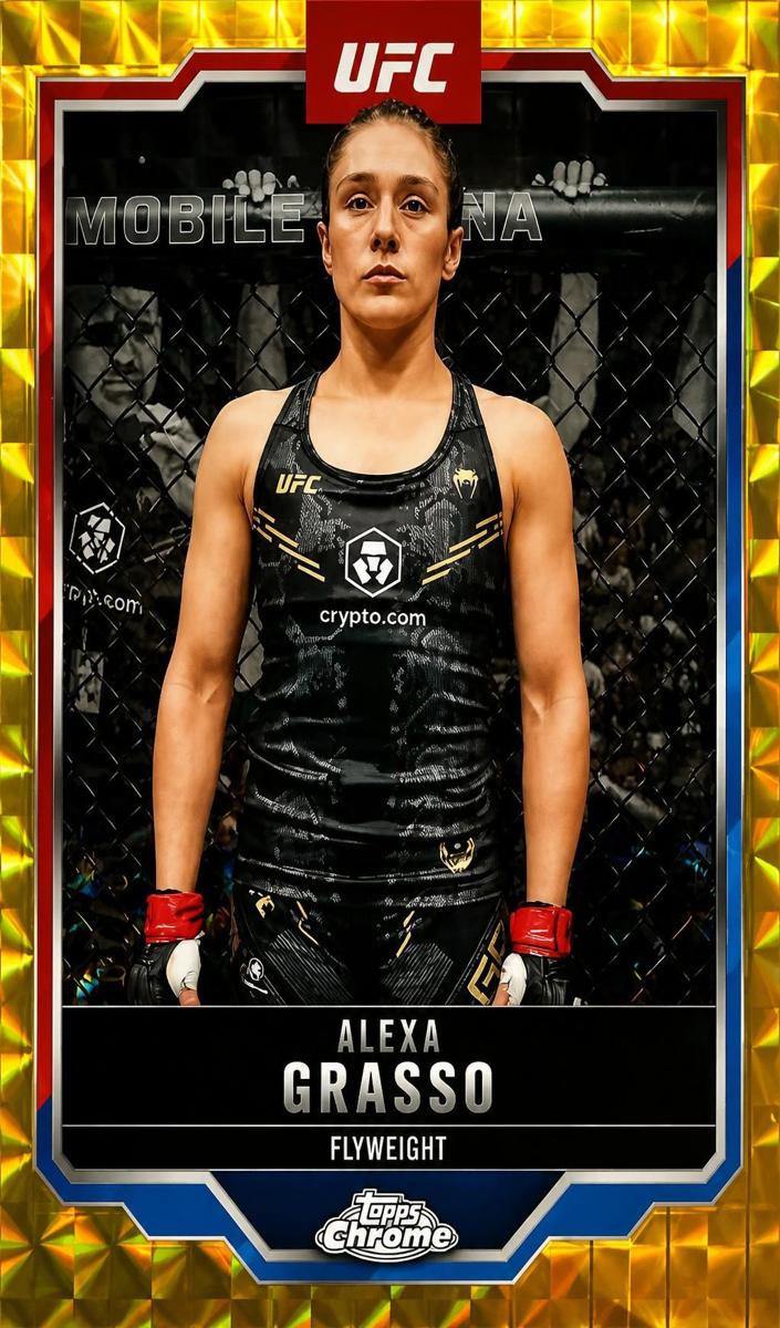 2025 Alexa Grasso [Gold Geometric Refractor] #14
