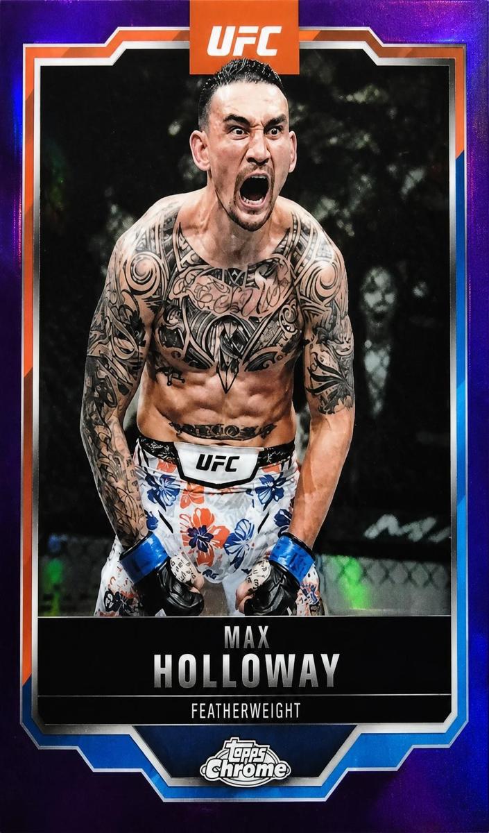 2025 Max Holloway [Purple Refractor] #100