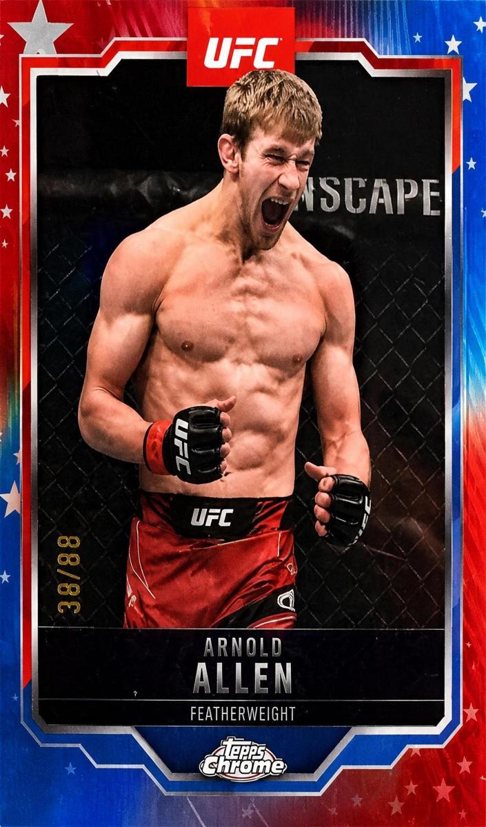 2025 Arnold Allen [Red & Blue Refractor] #25