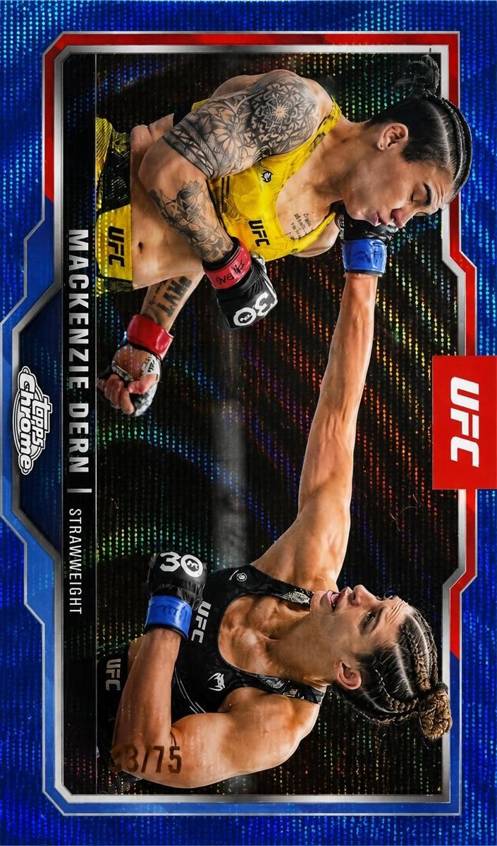 2025 Mackenzie Dern [Blue Wave Refractor] #183