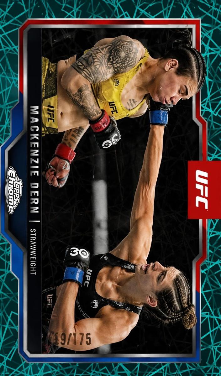 2025 Mackenzie Dern [Teal Lazer Refractor] #183