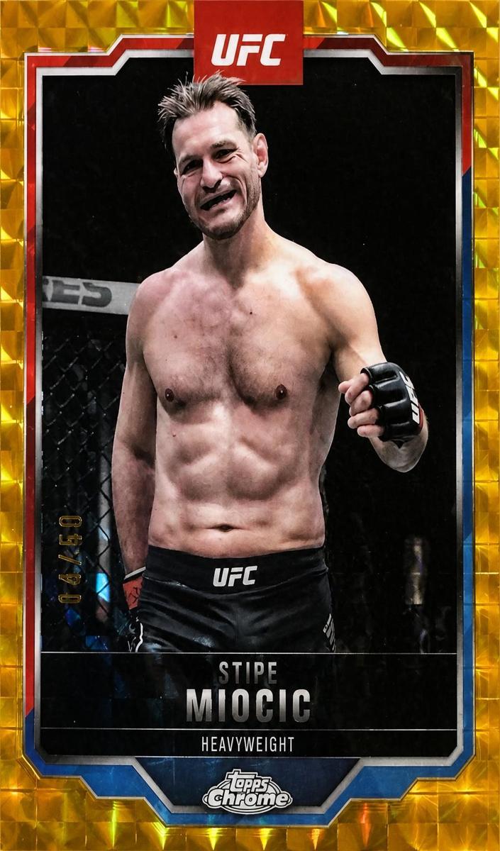 2025 Stipe Miocic [Gold Refractor] #122