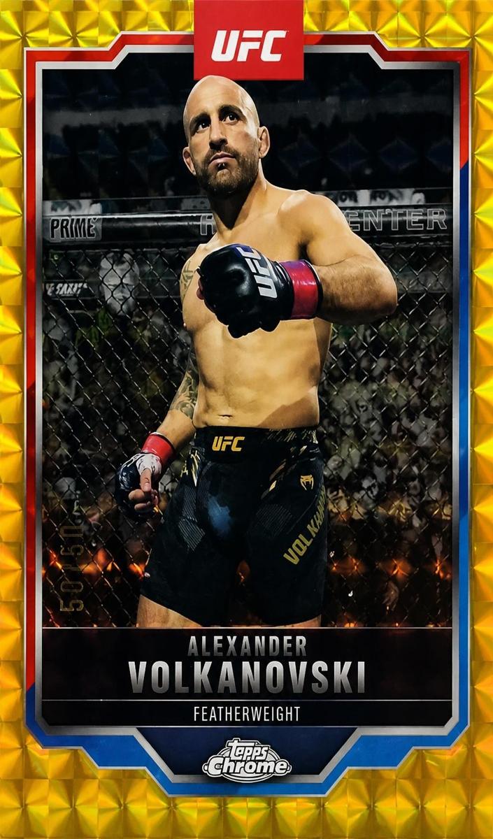 2025 Alexander Volkanovski [Gold Geometric Refractor] #18