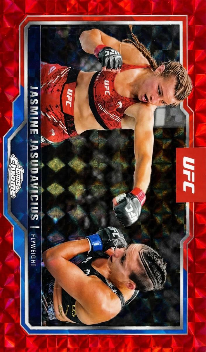 2025 Jasmine Jasudavicius [Red Geometric Refractor] #93