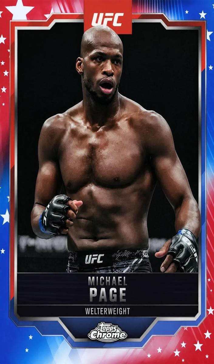 2025 Michael Page [Red & Blue Refractor] #167