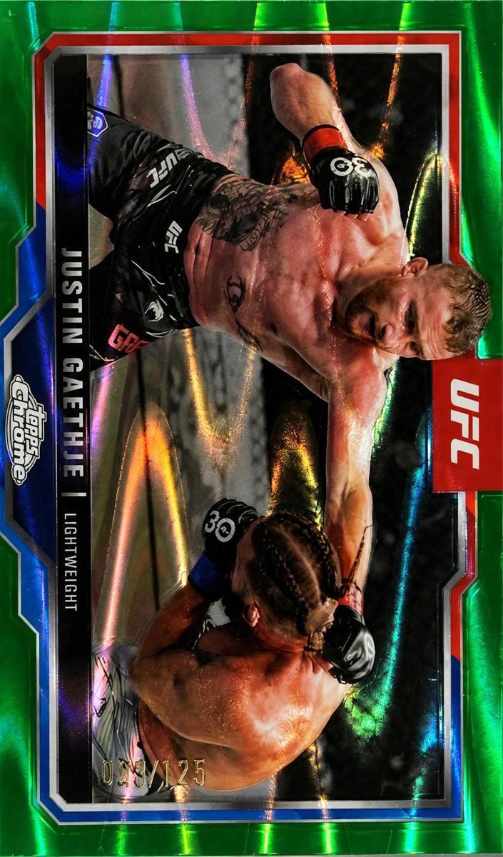 2025 Justin Gaethje [Green Refractor] #138