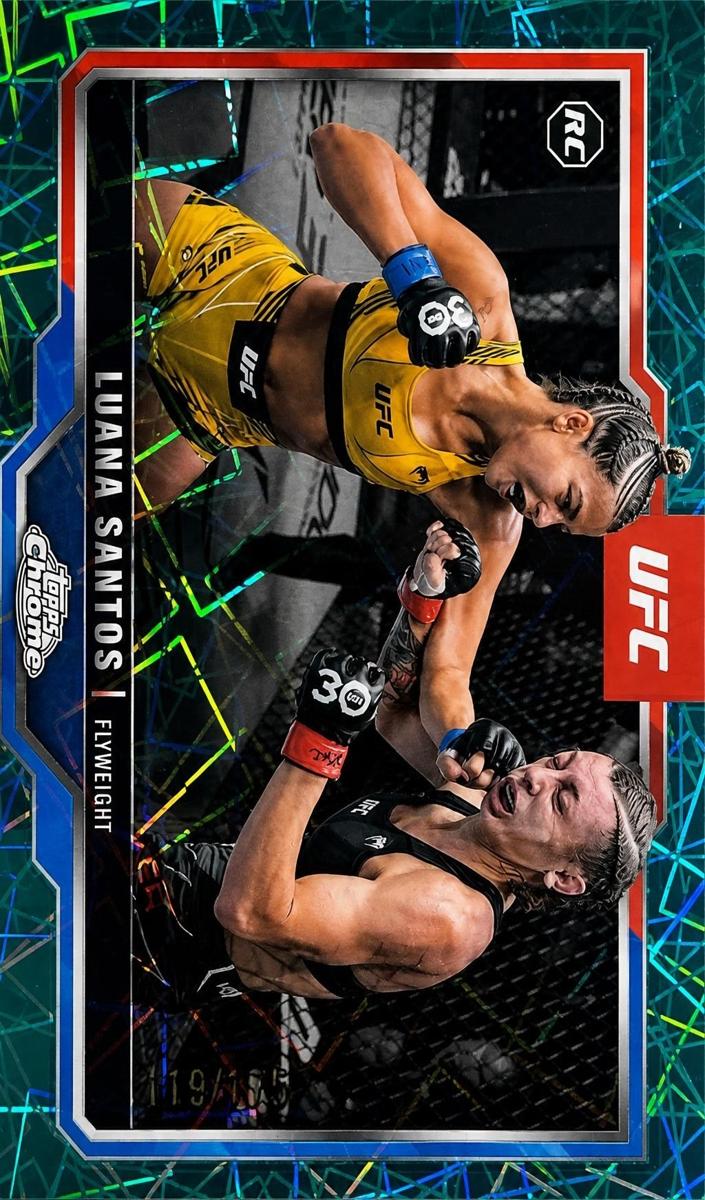 2025 Luana Santos [Teal Lazer Refractor] #103
