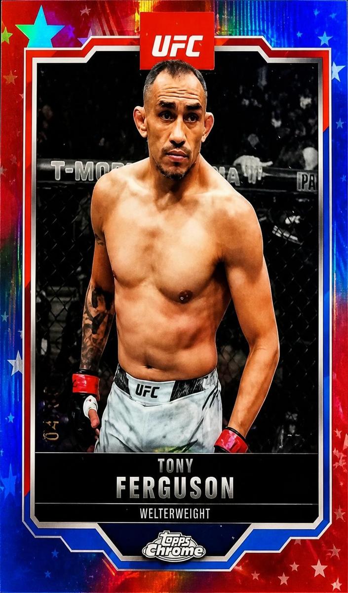 2025 Tony Ferguson [Red White Blue Refractor] #171