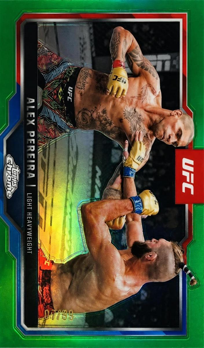 2025 Alex Pereira [Green Refractor] #2