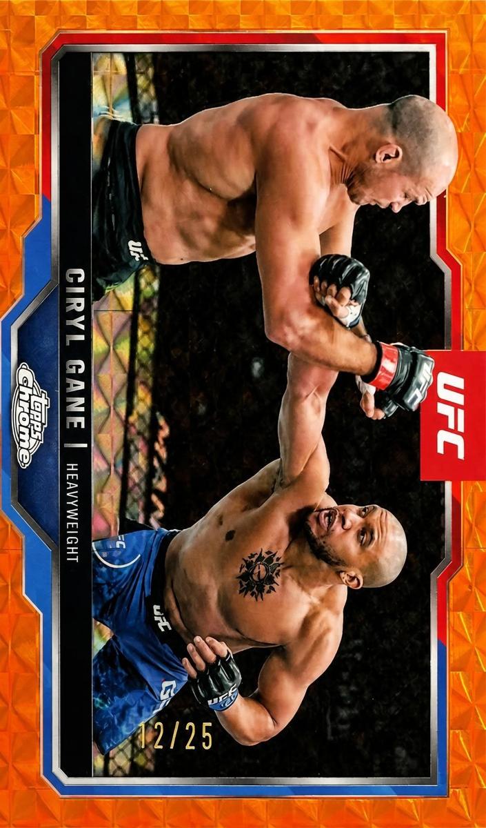 2025 Ciryl Gane [Orange Geometric Refractor] #33