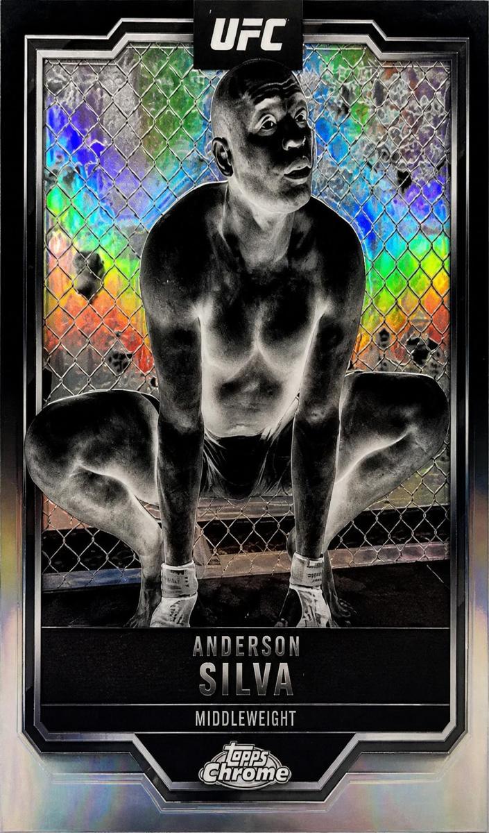 2025 Anderson Silva [Negative Refractor] #44