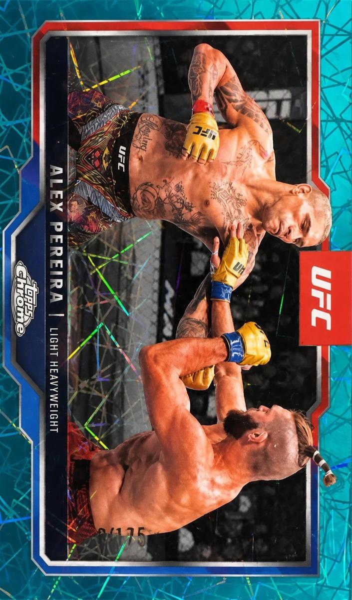 2025 Alex Pereira [Teal Lazer Refractor] #2