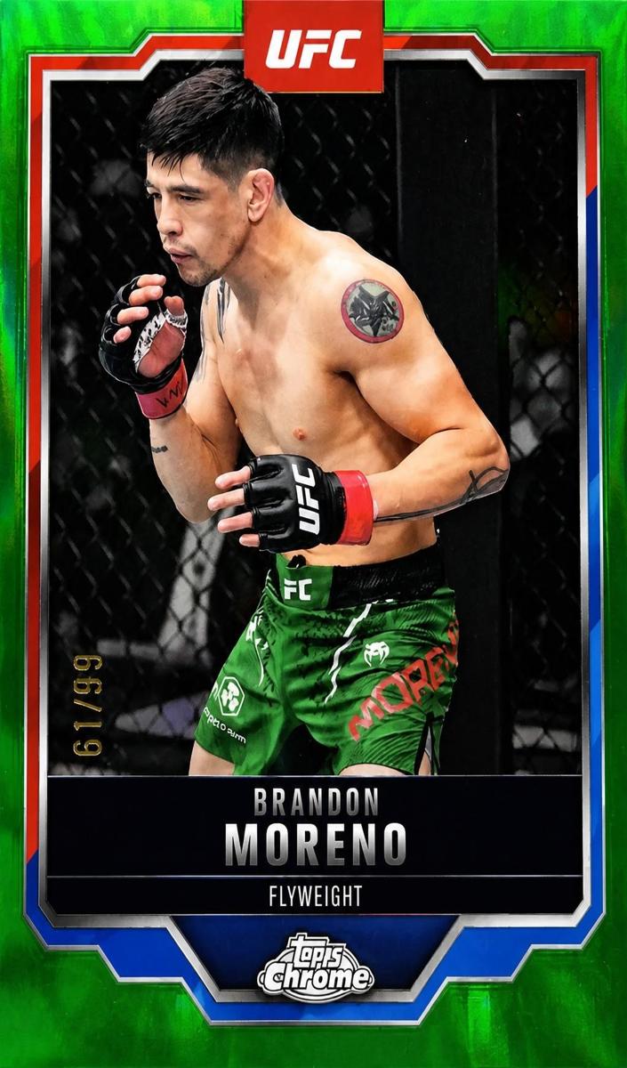 2025 Brandon Moreno [Green Refractor] #46