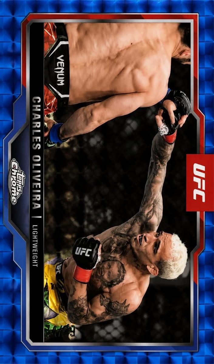 2025 Charles Oliveira [Blue Geometric Refractor] #54