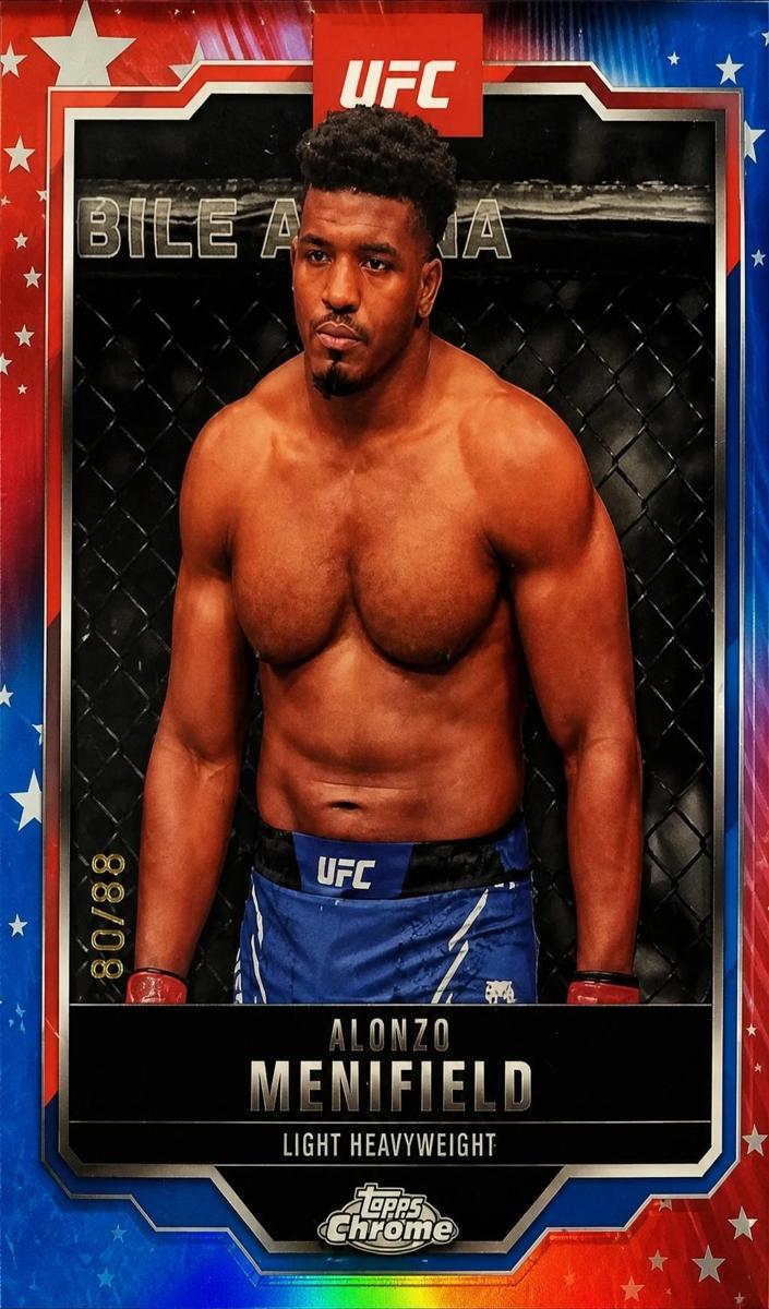 2025 Alonzo Menifield [Red & Blue Refractor] #159