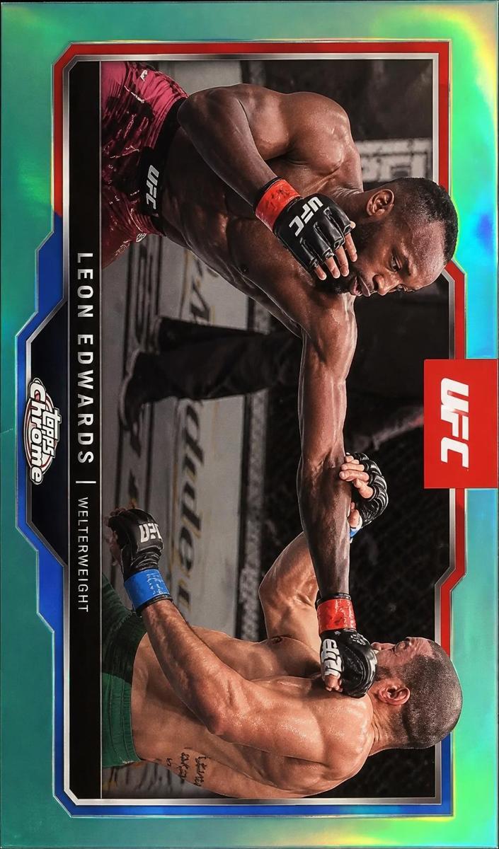 2025 Leon Edwards [Aqua Refractor] #139